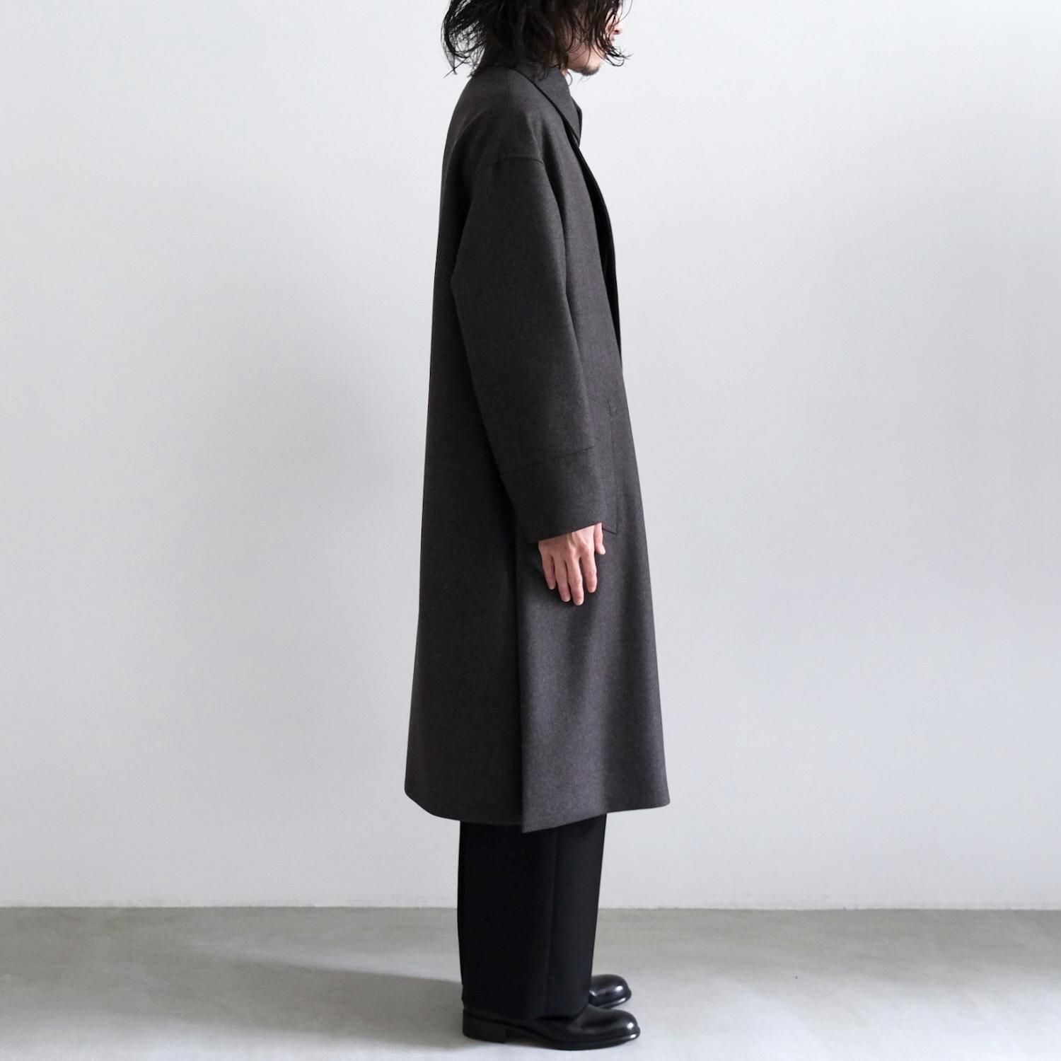THE BAL COLLAR COAT [GRAY BROWN] - WUNDER 大阪 セレクトショップ