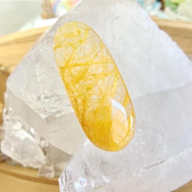 ルチルクォーツ】＊ルースセレクトオーダー＊ - 虹色の花＊天然石と