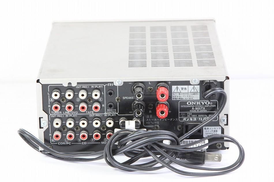 ONKYO A-905Xプリメインアンプ当時定価35200円+スピーカー 【公式通販】