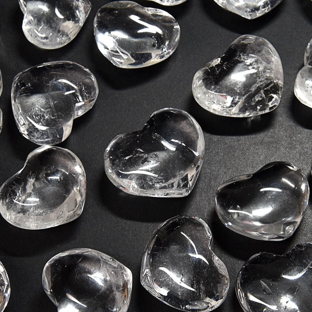 一点物】ヒマラヤ水晶 ハート ✩.*˚インテリア×天然石