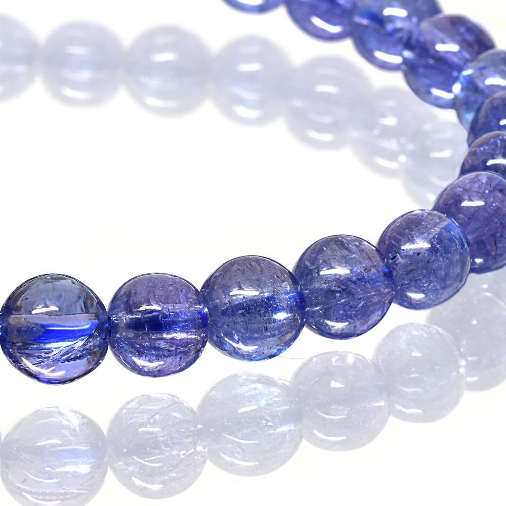 高品質] タンザナイト ブレスレット 7mm #MF517 - プレミアム天然石