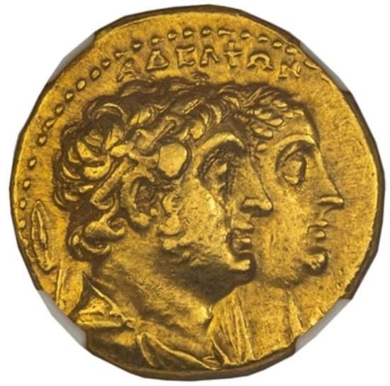 プトレマイオス朝エジプト BC285/4-246 プトレマイオス2世 オクタ