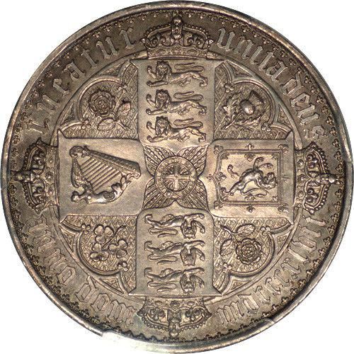 イギリス 1847 ゴシッククラウン ゴチッククラウン ビクトリア