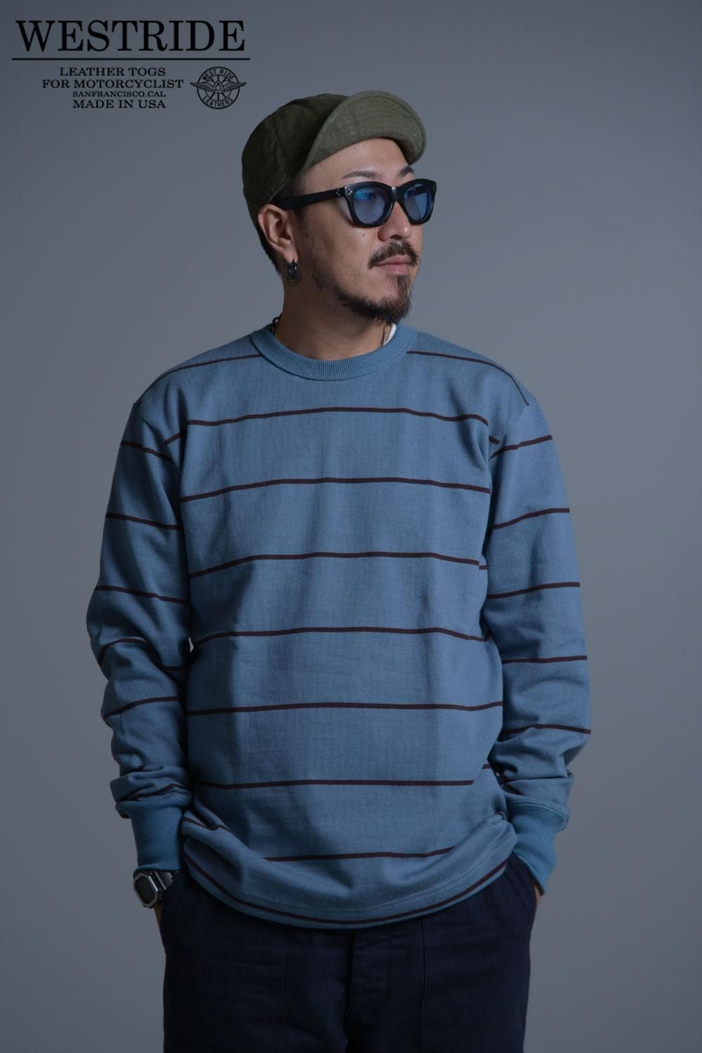 WESTRIDE(ウエストライド) ボーダーロングスリーブTシャツ HEAVY