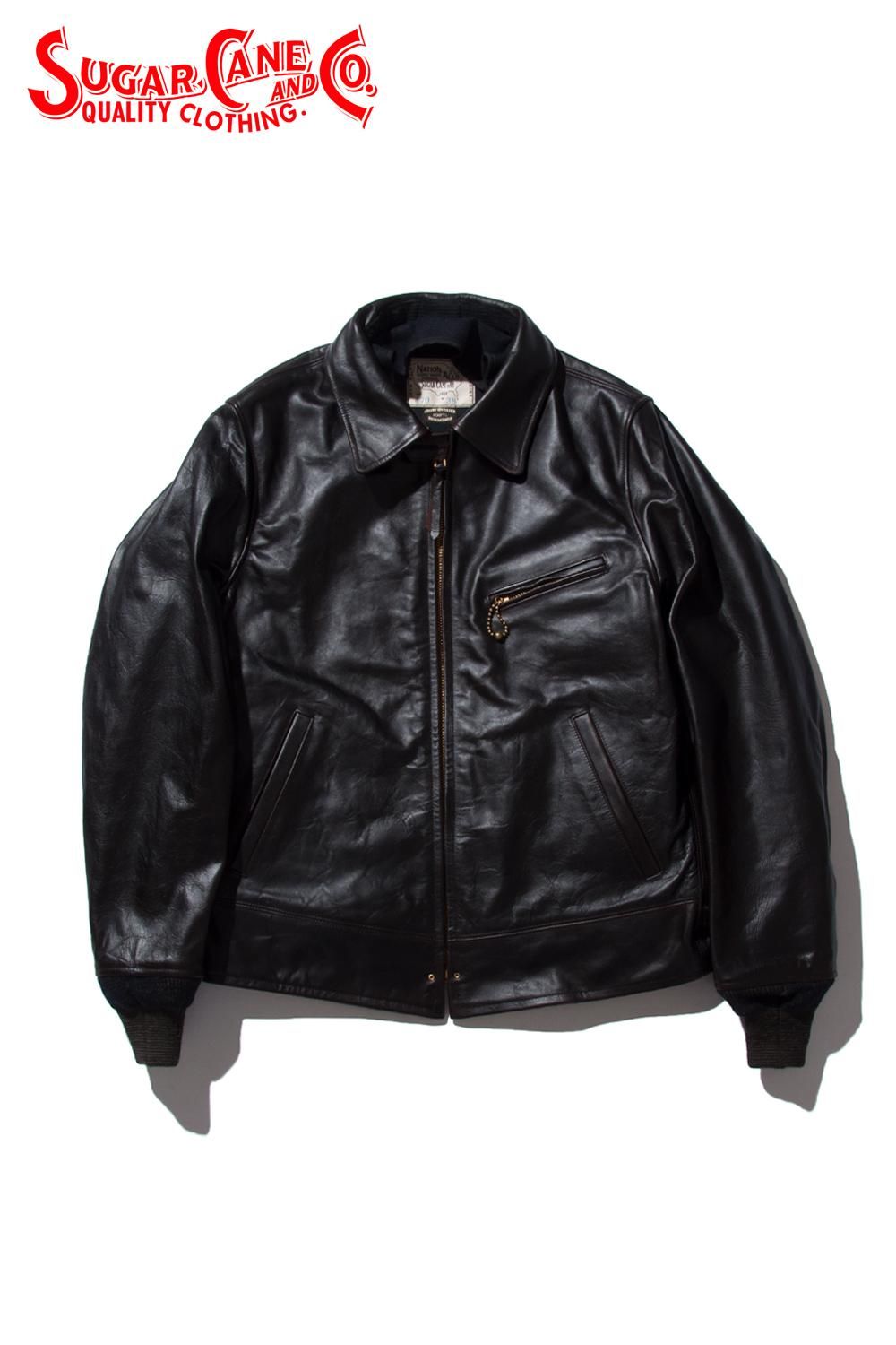 スポーツジャケット シュガーケーン sugarcane ホースハイド レザー