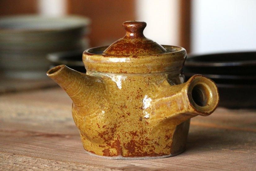 50511 備前焼 宝瓶 松 まつぼっくり マツ 手びねり 急須 登り窯 50511