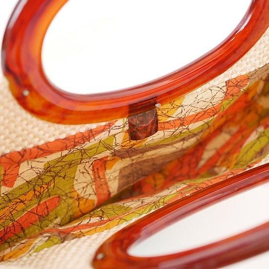 B1073 1950年代JR MIAMIウール花ツィードxルーサイトバッグ