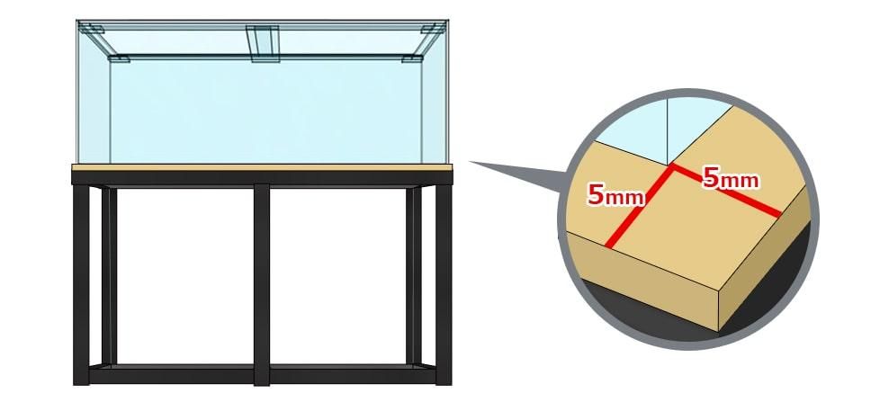 鉄製アングル水槽台のオーダーメイド製作｜東京アクアガーデン