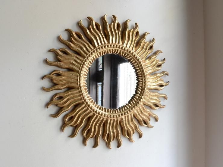 ヴィンテージ サンバースト ミラー｜アンティーク家具・ヴィンテージ