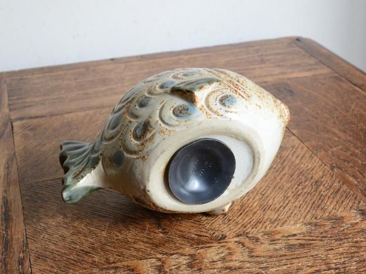 ヴィンテージ SEYEI 陶器 魚の壁掛けオブジェ 森正 ミッドセンチュリー