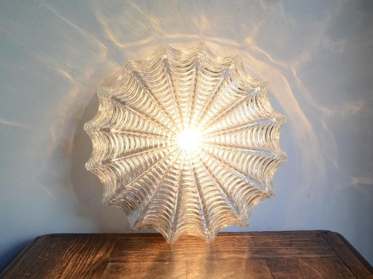 ヴィンテージ デザインガラス シーリングライト｜アンティーク照明