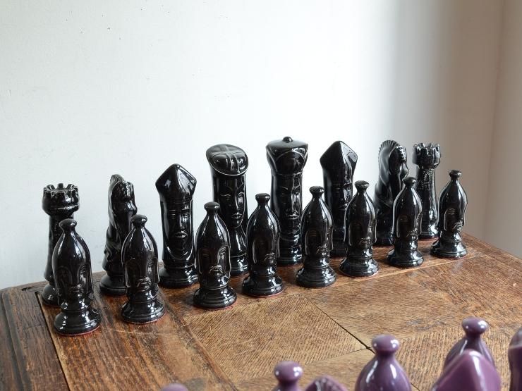 ヴィンテージ 陶器チェス（駒・オブジェ）｜アンティーク雑貨｜CHELSEA