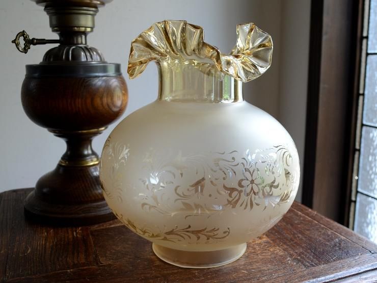 ヴィンテージ オイルランプ型 テーブルランプ（H50cm）｜アンティーク