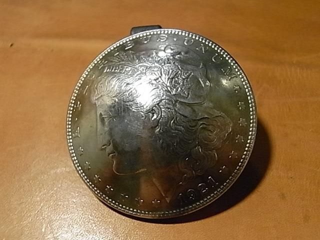 1921年USA銀貨モーガンorモルガンダラー＞オールドコイン・コンチョ