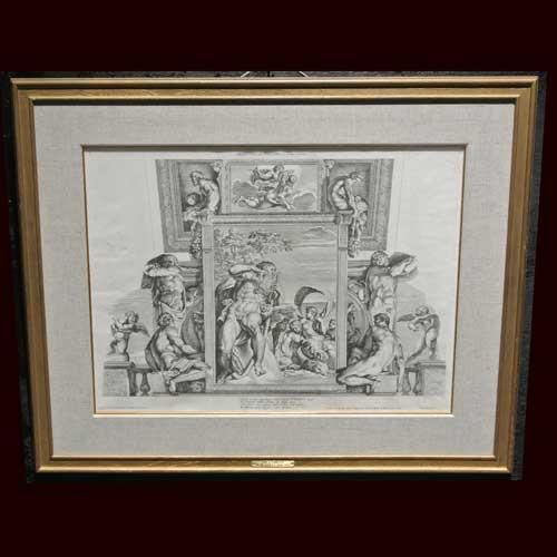 真作】版画 梶原信子 銅版画 Movement 色彩と動きの融合 U55 真作】