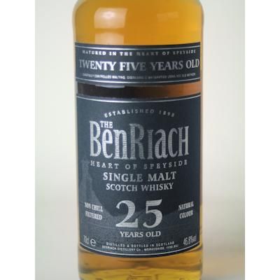 シングルモルト スペイサイド ベンリアック25年 700ml 46.8度