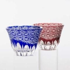 伝統工芸士 黒川昭男 青被せ切子冷茶碗 2025年最新】黒川昭男の人気