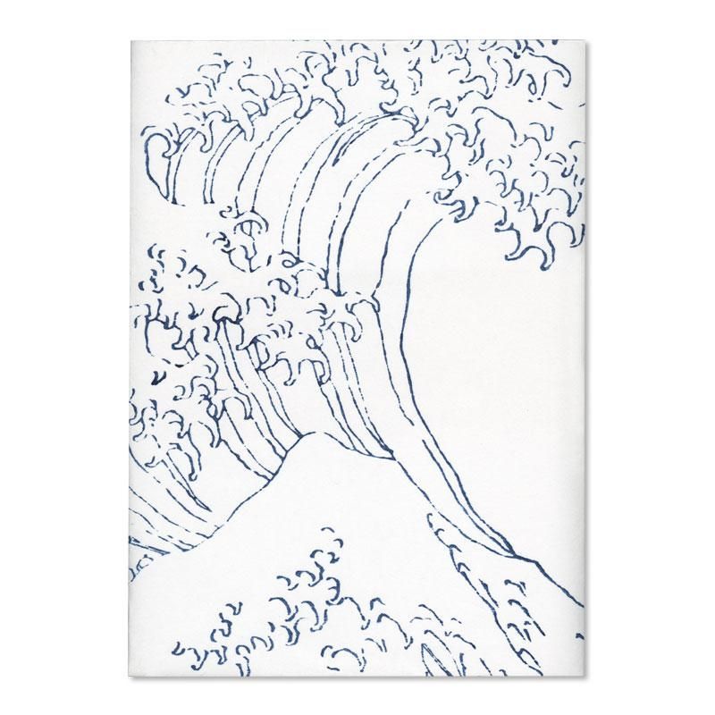 ブックカバー 葛飾北斎「冨嶽三十六景 神奈川沖浪裏」 -【竹笹堂Online