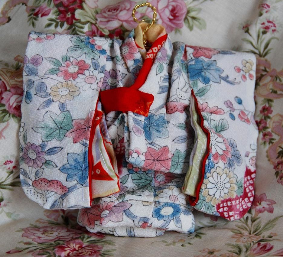 花柄着物セット ドール用