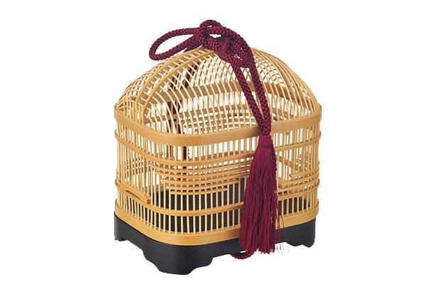 大和型虫籠 （小） かすみ付 - 駿河竹千筋細工 【公式】 駿河竹千筋