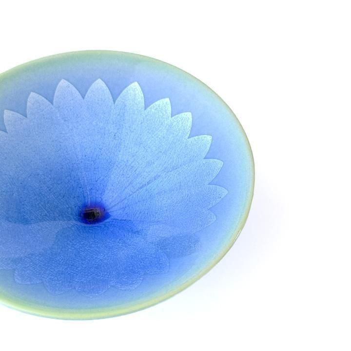 人間国宝 中田一於 香炉 管理N49 九谷焼 日本工芸会正会員 茶道具 人間国宝