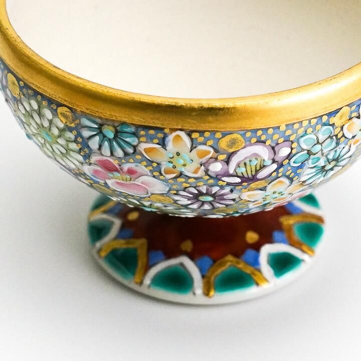 香器 色絵金襴花詰 / 高 聡文 ｜九谷焼の販売専門店 陶らいふ