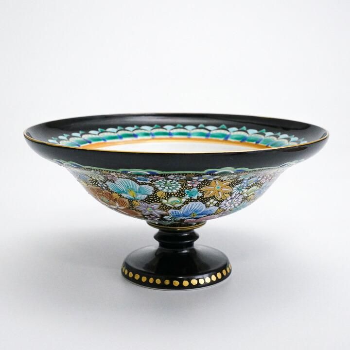 台皿 色絵金襴花詰 / 高 聡文 ｜九谷焼の販売専門店 陶らいふ