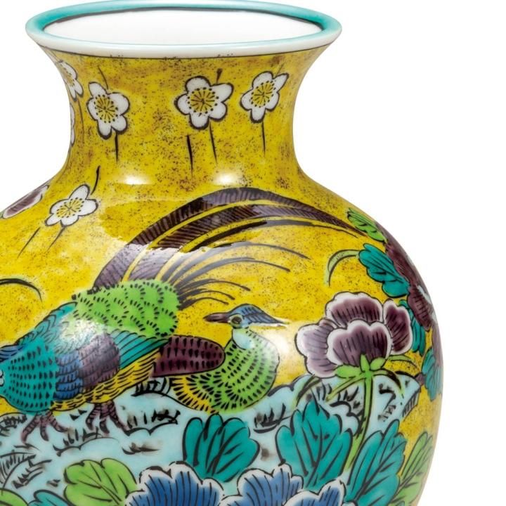 九谷焼 堀江青光 花瓶 花鳥絵 2025年最新】九谷焼 堀江青光の人気