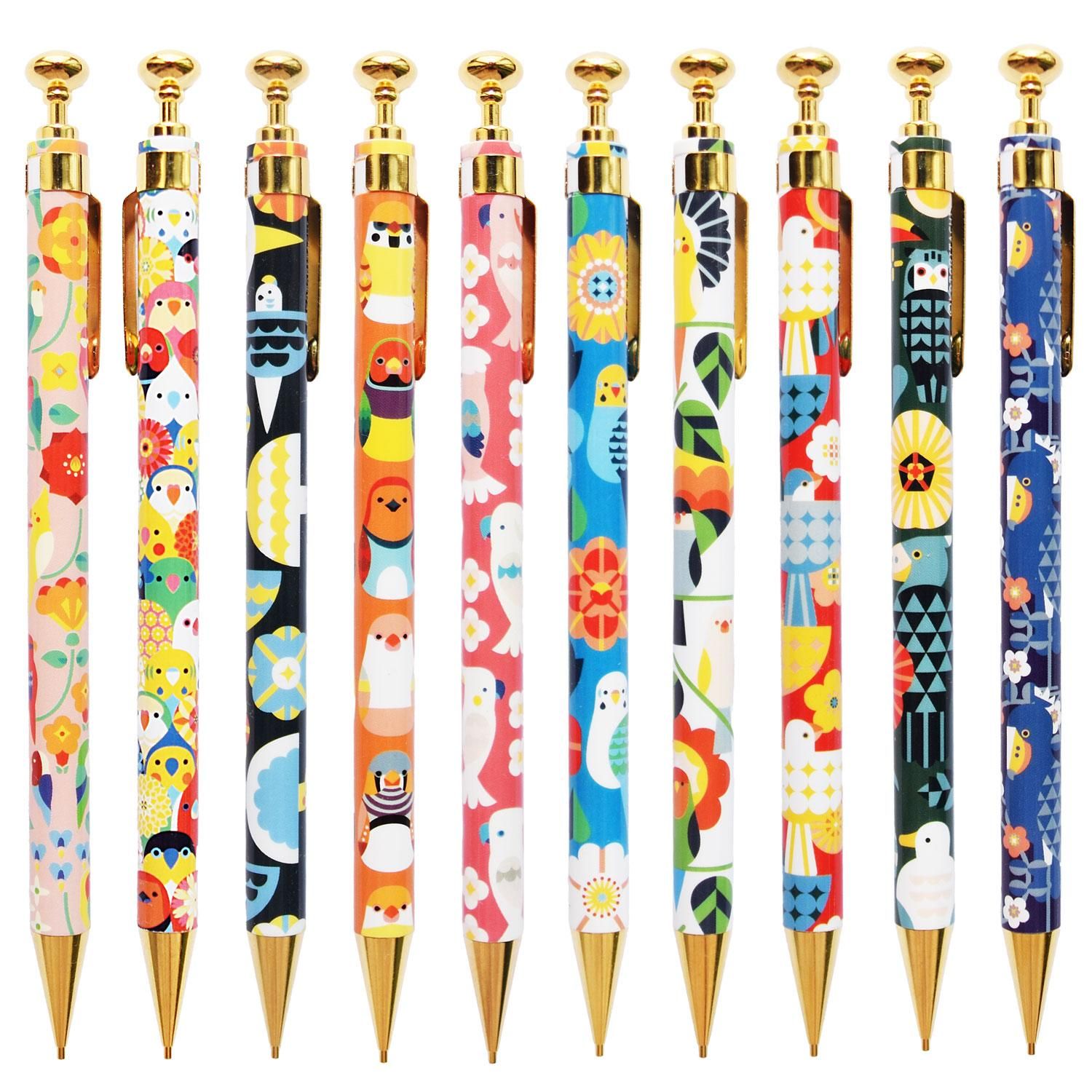 小鳥の雑貨・洋服デザイン【KOTORITACHI】【レトロシャープペン2023】