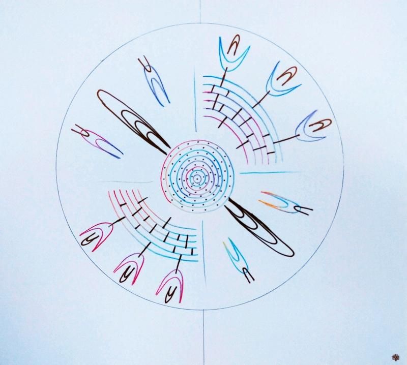 足立幸子.リトグラフ.究極の宇宙意識 足立幸子 リトグラフ 究極の宇宙