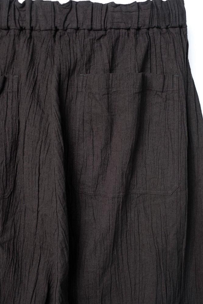 強撚竹パンツ 黒 / MITTAN通販 ミッタン | TOCAKU(トカク)