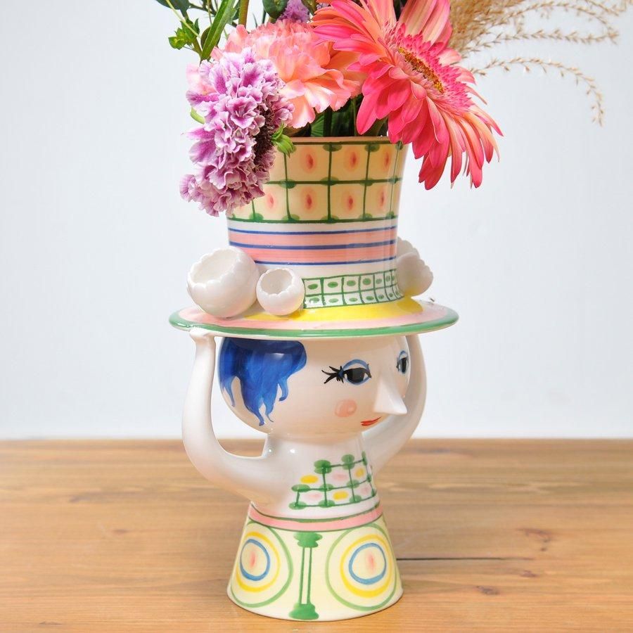 フラワーベース Lady with Hat(レディウィズハット) | H24.5cm | BJORN