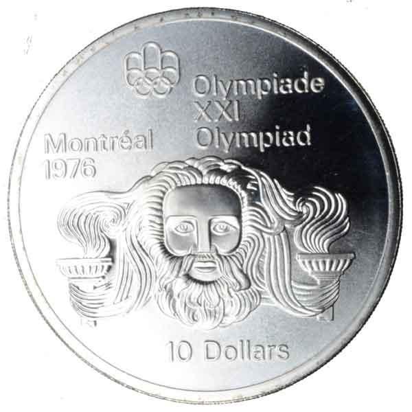 1976年モントリオールオリンピック記念10ドル銀貨|カナダ|コレクターズ