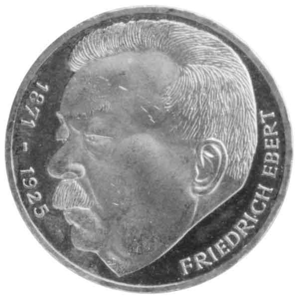 エーベルト没後50周年記念5マルク硬貨|コレクターズショップトモリンズ24