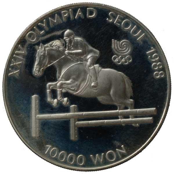 1988年ソウルオリンピック記念硬貨 10,000W ソウルオリンピック記念