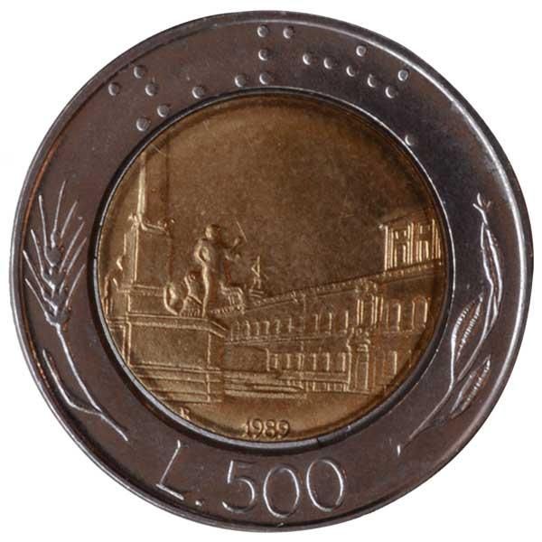 1975年 イタリア 500リラ ブオナロッティ 1975年 イタリア 500リラ