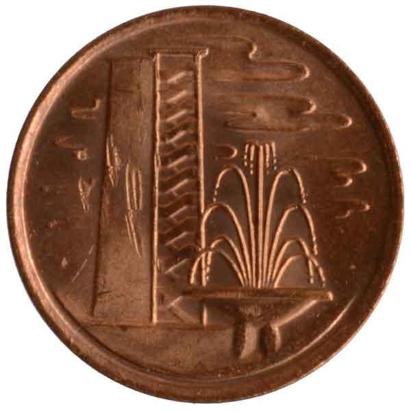 1982年刻印Dー1セント硬貨ー2361 1982年刻印Dー1セント硬貨ー2361