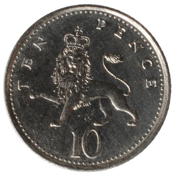 エリザベス2世10ペンス硬貨|イギリス|トモリンズ24