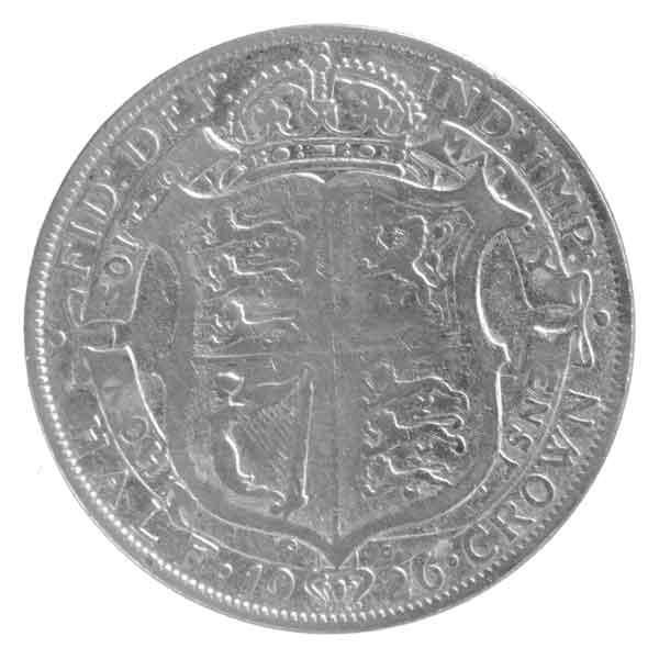 ジョージ5世ハーフクラウン銀貨|コレクターズショップトモリンズ24