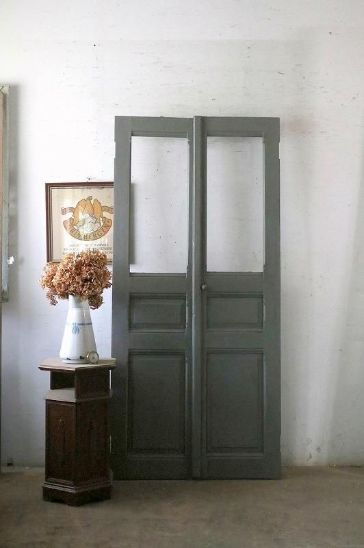 アンティーク フランス 観音開きガラスドア | ヴィンテージ - フランス