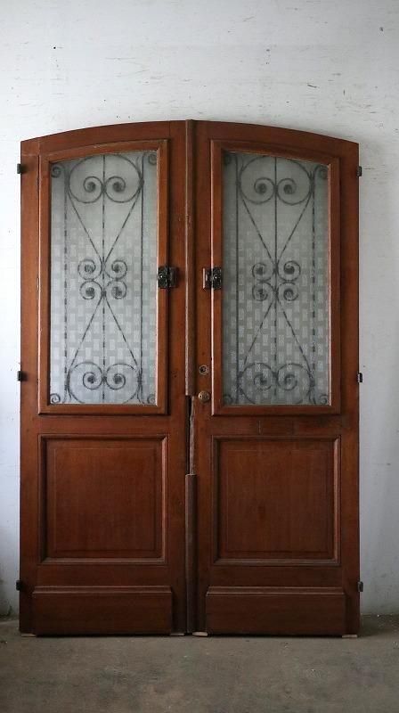 フランスアンティーク□オーク材□両開きドア□ダブルドア□観音開き