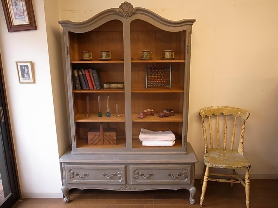 イギリス アンティーク 家具 サイドボード キャビネット ペイント