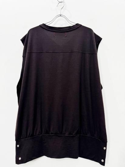 barbell object（バーベルオブジェクト） bo ns top Brown - Laid back