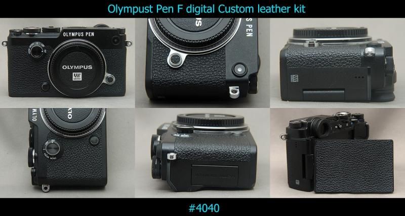 Olympus Pen F Digital用貼り革キット - Aki-Asahi Custom Camera