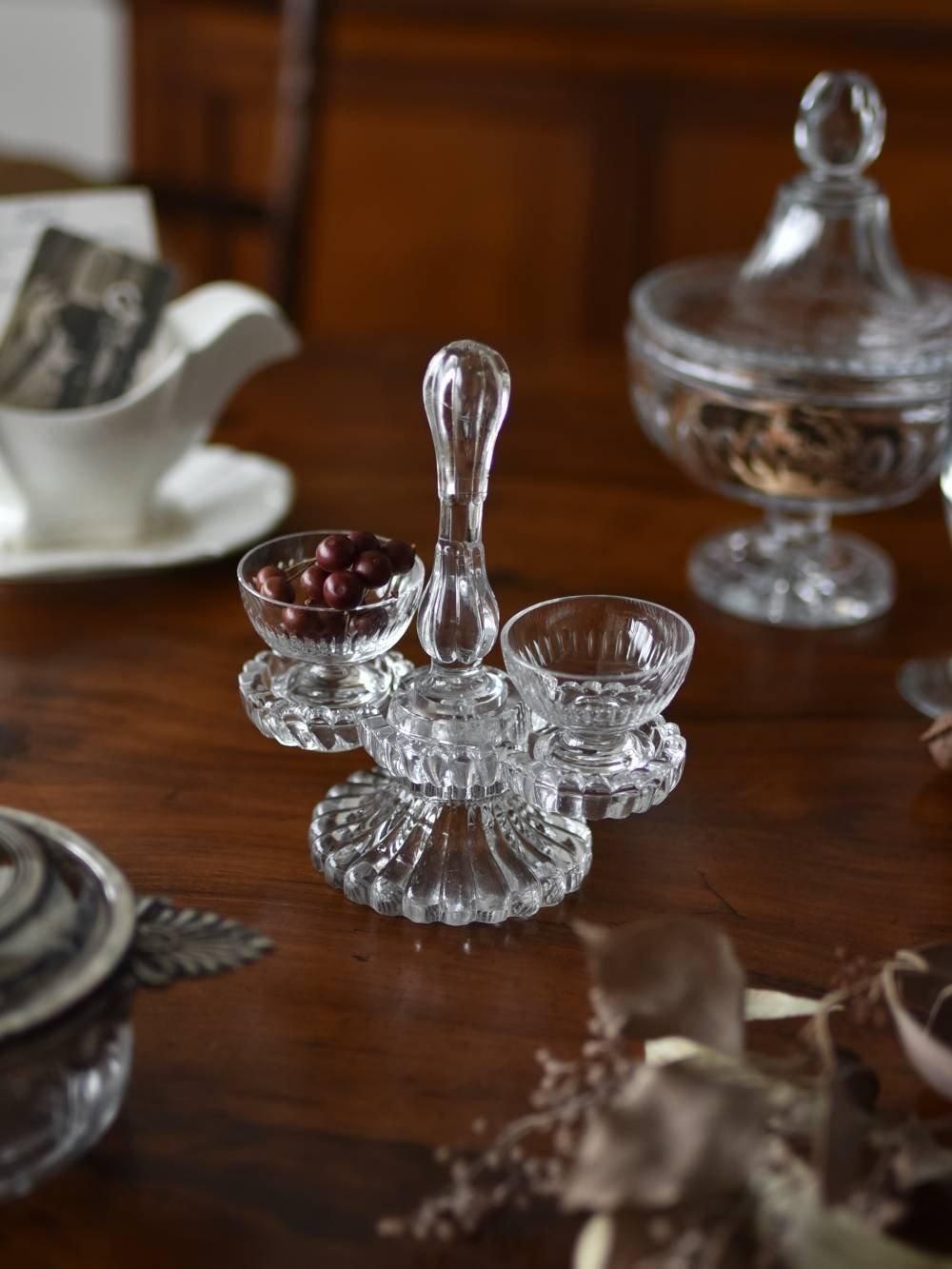 アンティークソルト＆ペッパー入れ