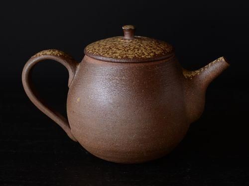 ㊹備前焼 宝瓶 登り窯 羊 ひつじ ヒツジ 手びねり 急須 ㊹備前焼 宝瓶