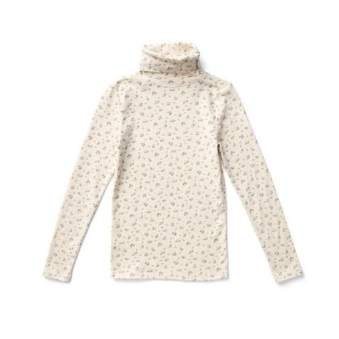 断*中様 soor ploom turtleneck 2Y 花柄 タートルネック 断*中様 soor