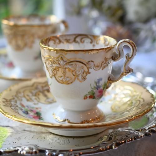 一点もの 芸術 1833年 英国 スポード コープランド カップ&ソーサー