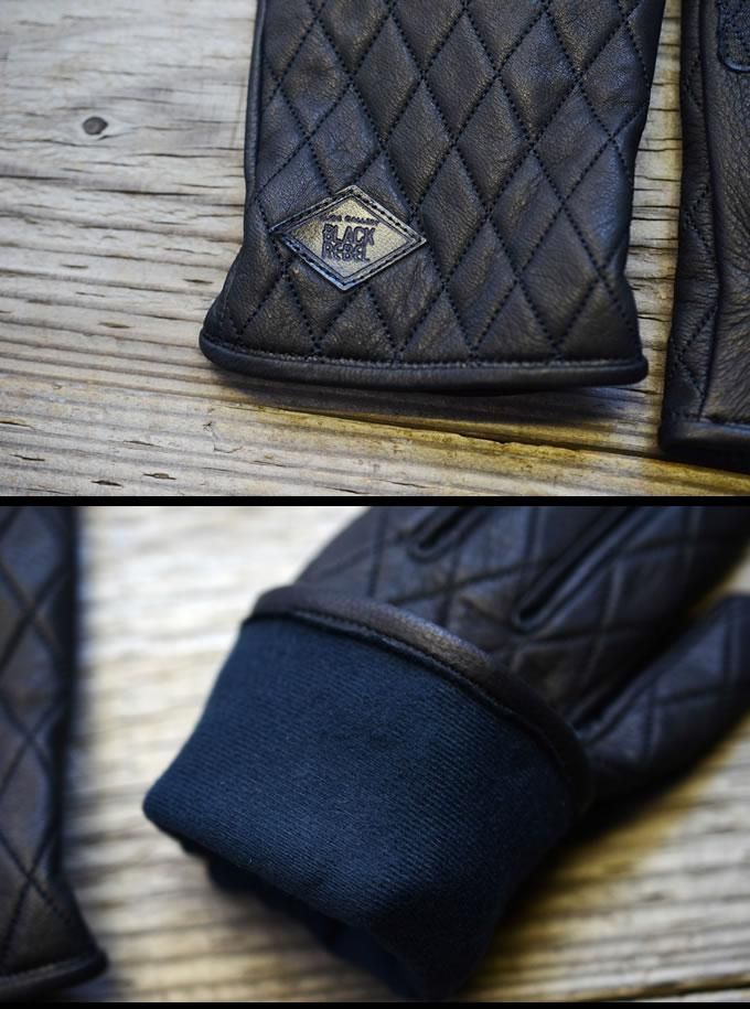 RUDE GALLERY BLACK REBEL ] アウトサイダーレザーグローブ /OUTSIDERS