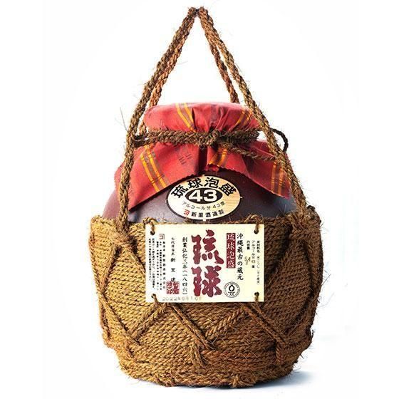 琉球シュロ巻き5升壺 | 沖縄最古の蔵元「新里酒造の泡盛通販サイト」